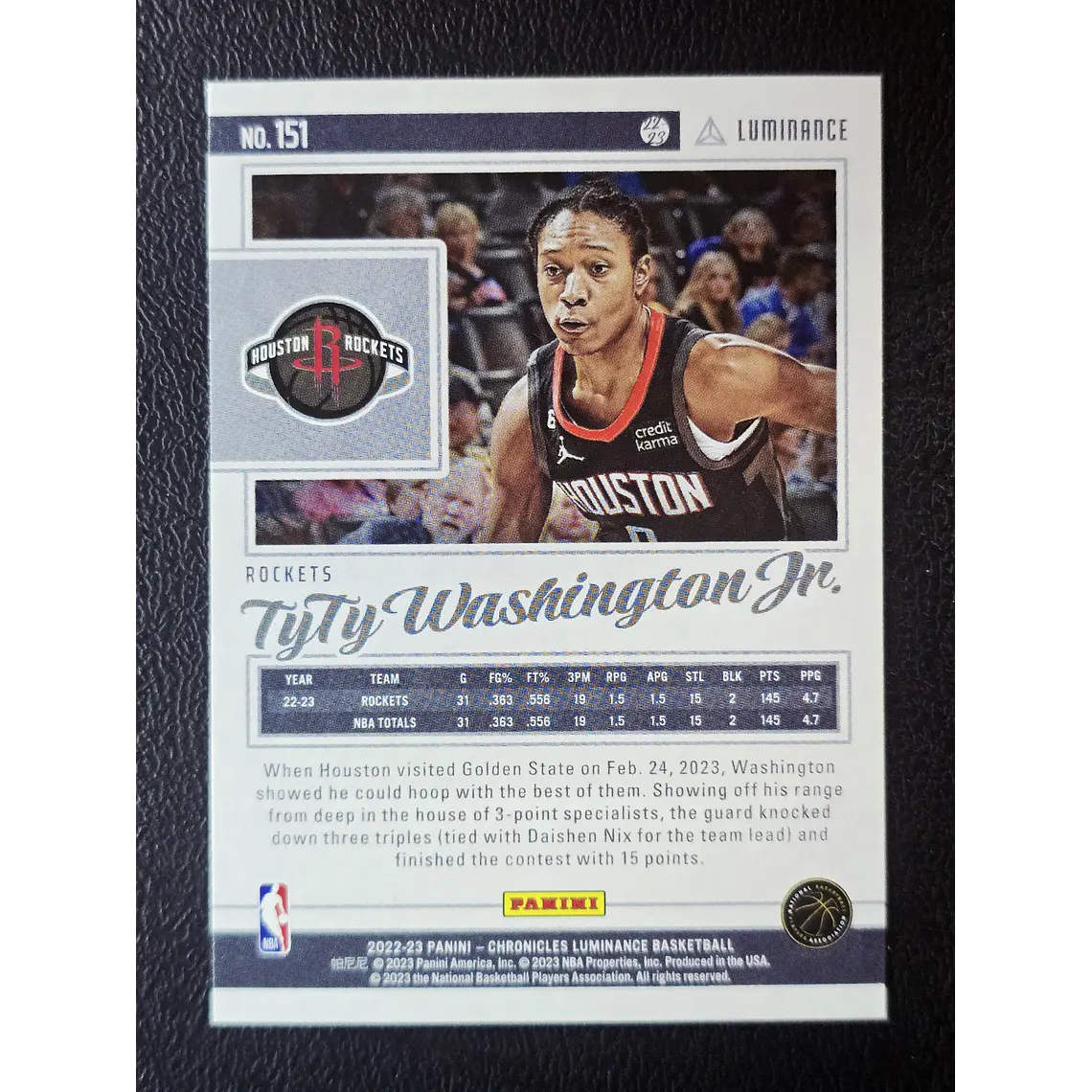TyTy Washington Jr./Luminance 2