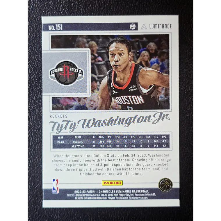 TyTy Washington Jr./Luminance 2