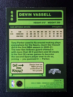  Devin Vassell/Classics