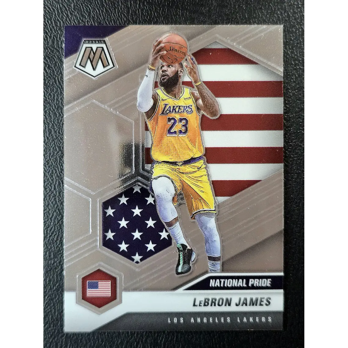 2020-21 Panini Mosaic #247 LeBron James 1