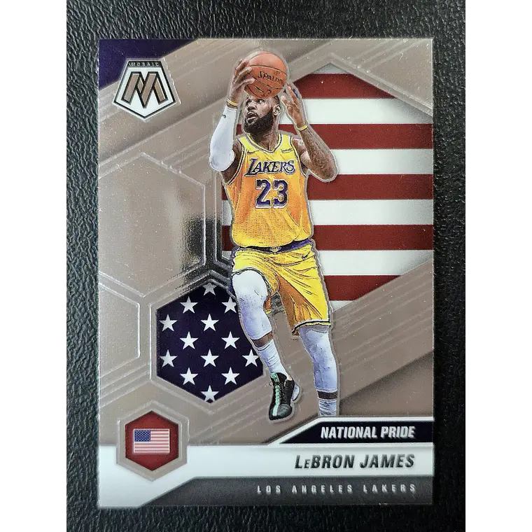 2020-21 Panini Mosaic #247 LeBron James 1