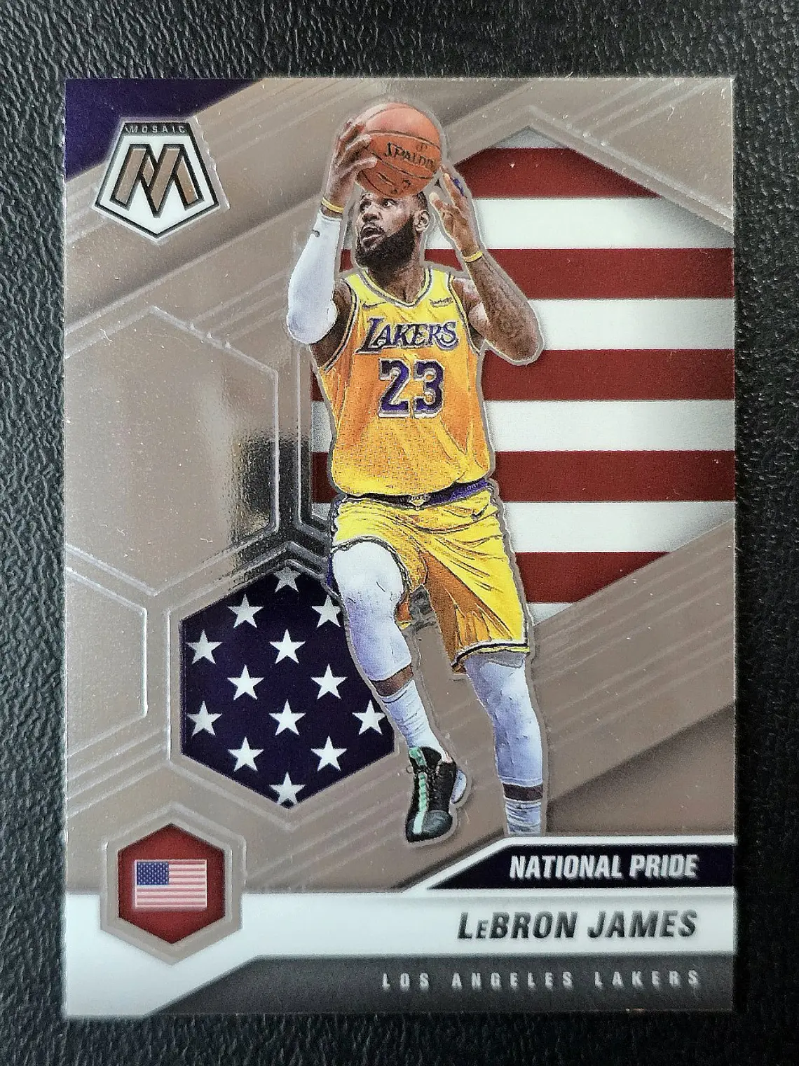 2020-21 Panini Mosaic #247 LeBron James 1