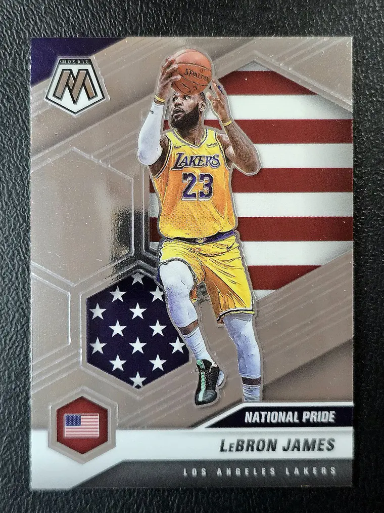 2020-21 Panini Mosaic #247 LeBron James 1