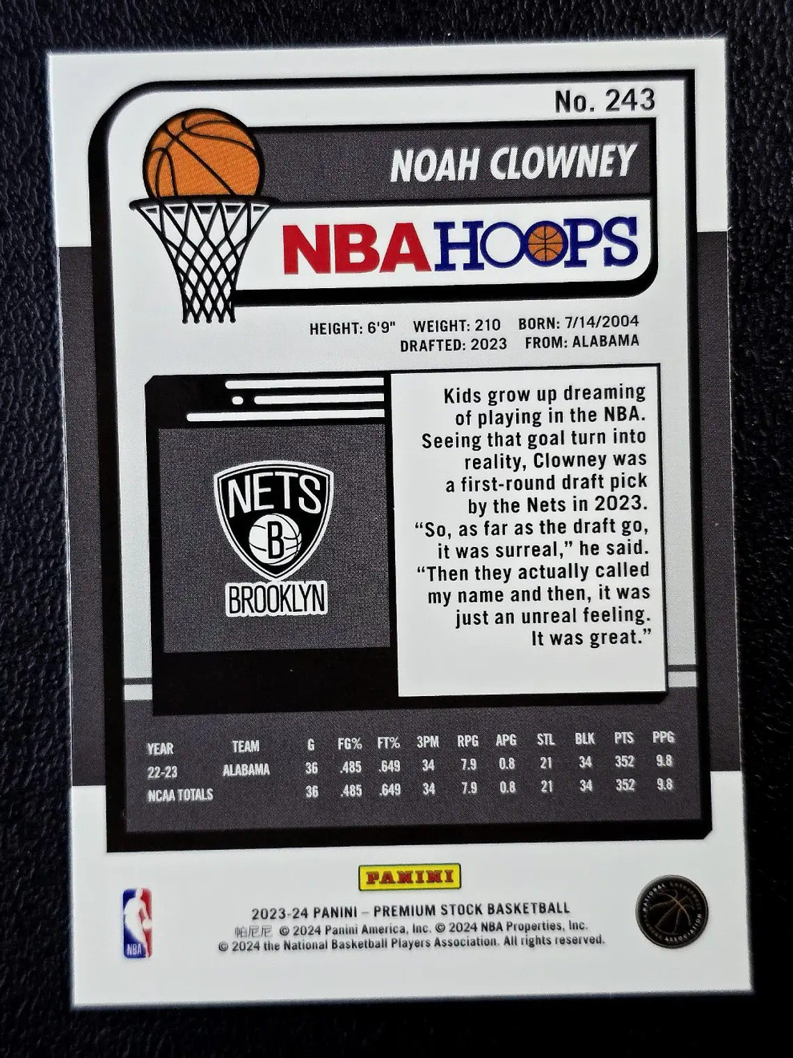 Noah Clowney  2