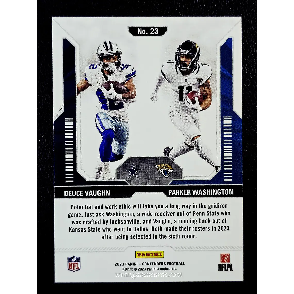 Deuce Vaughn, Parker Washington 2
