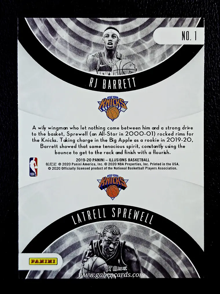 Latrell Sprewell, RJ Barrett 2