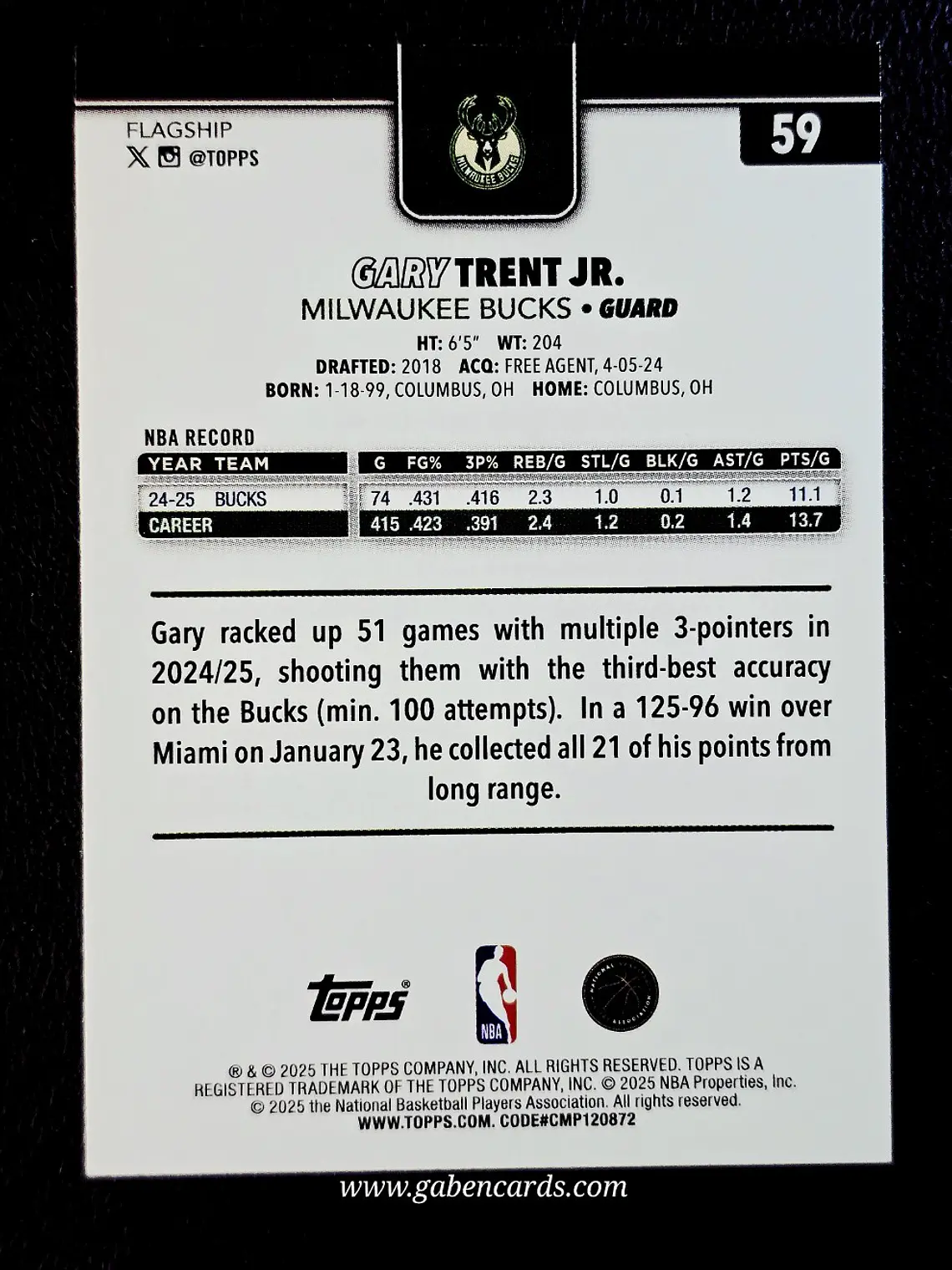  Gary Trent Jr. 2