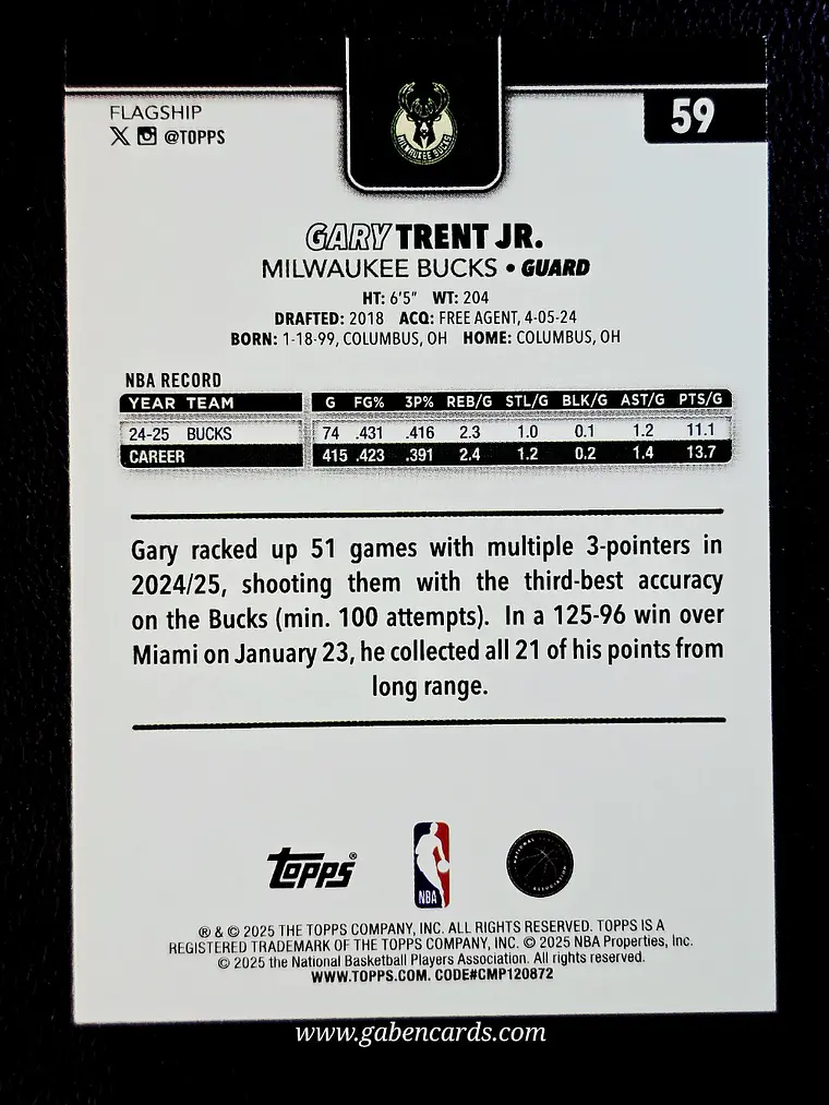  Gary Trent Jr. 2