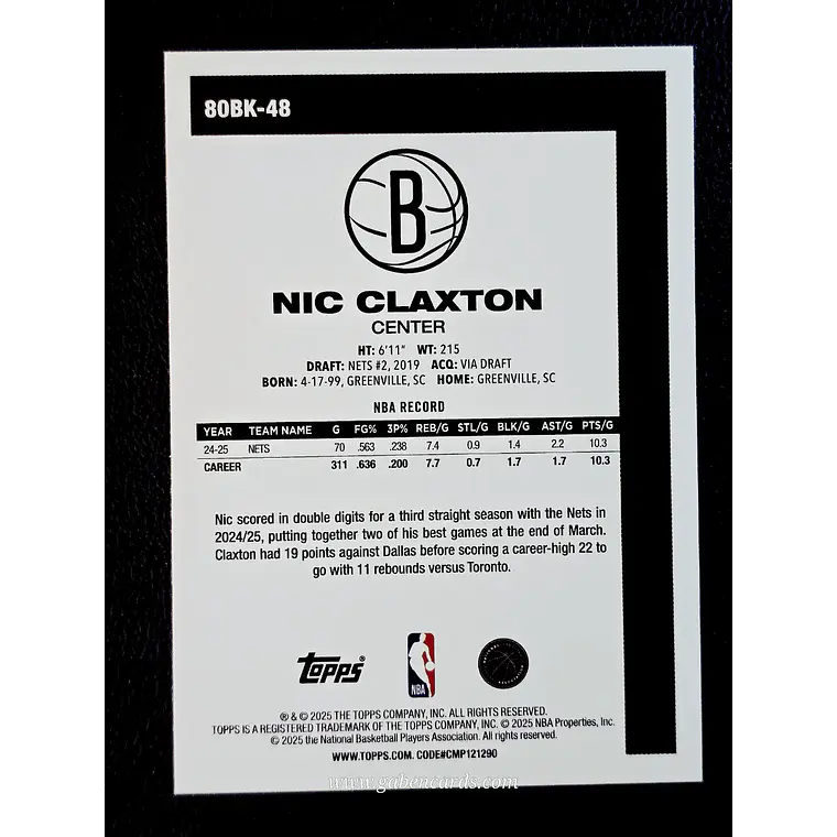 Nic Claxton 2