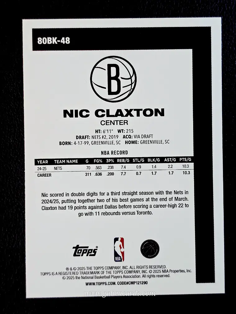 Nic Claxton 2