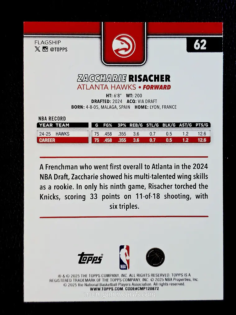 2025-26 Topps #62  2