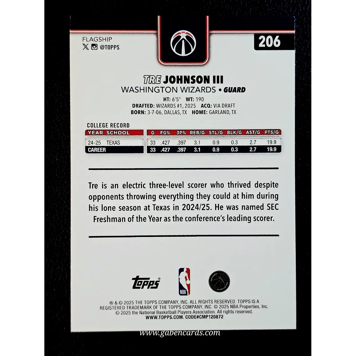 Tre Johnson III 2