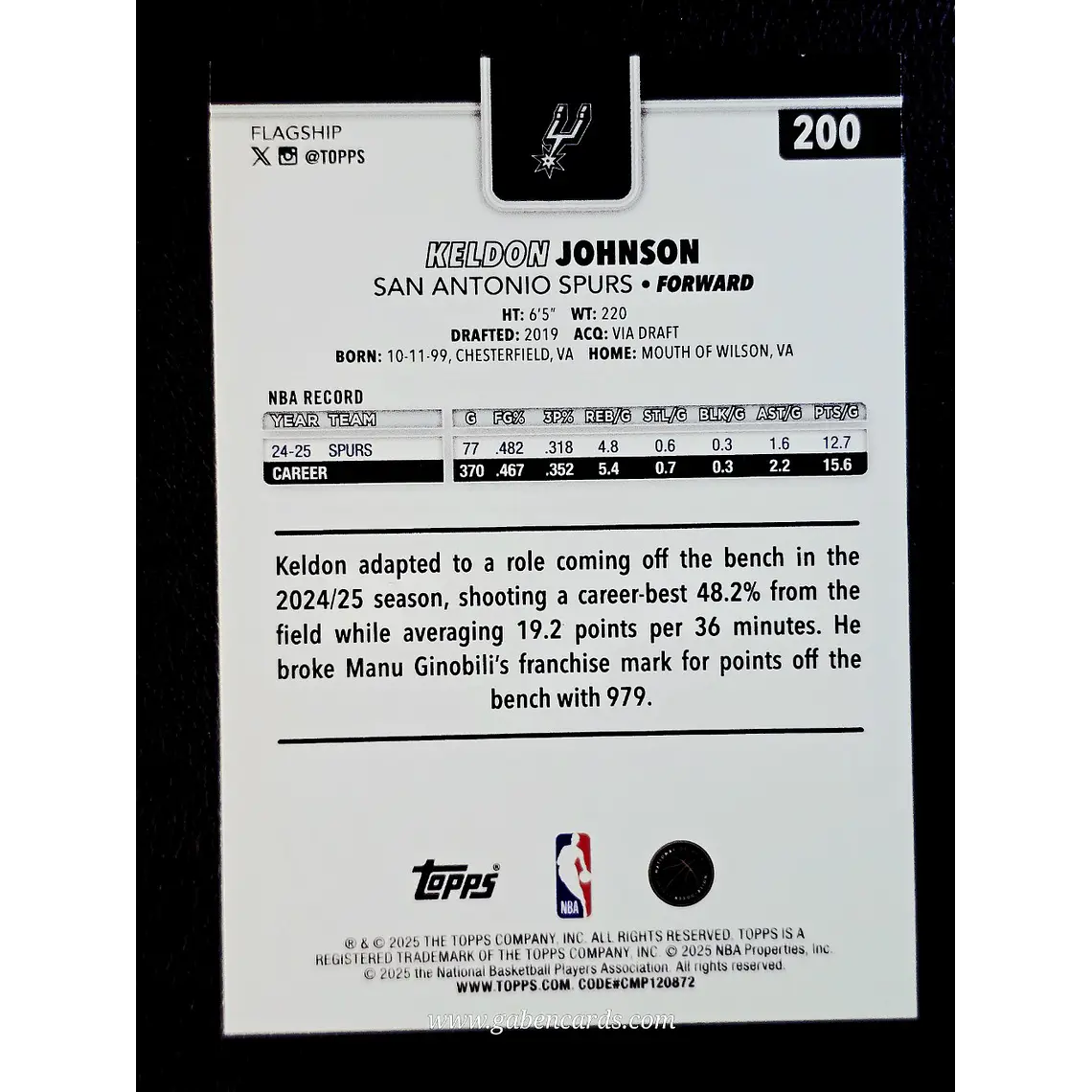 Keldon Johnson 2