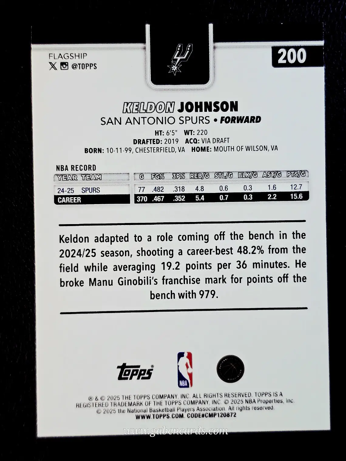 Keldon Johnson 2