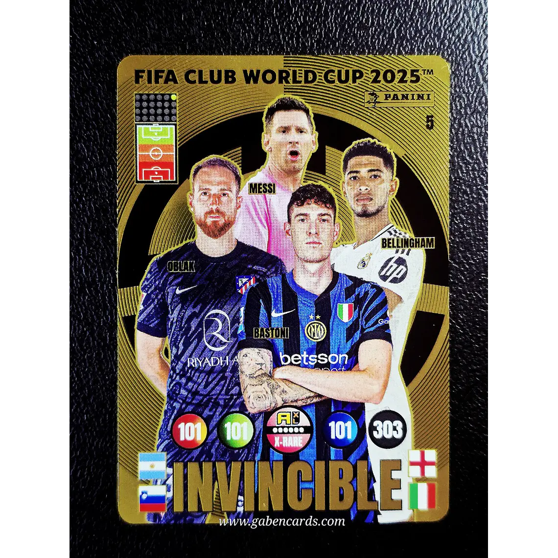 Lionel Messi, Jan Oblak, Jude Bellingham, Alessandro Bastoni 1