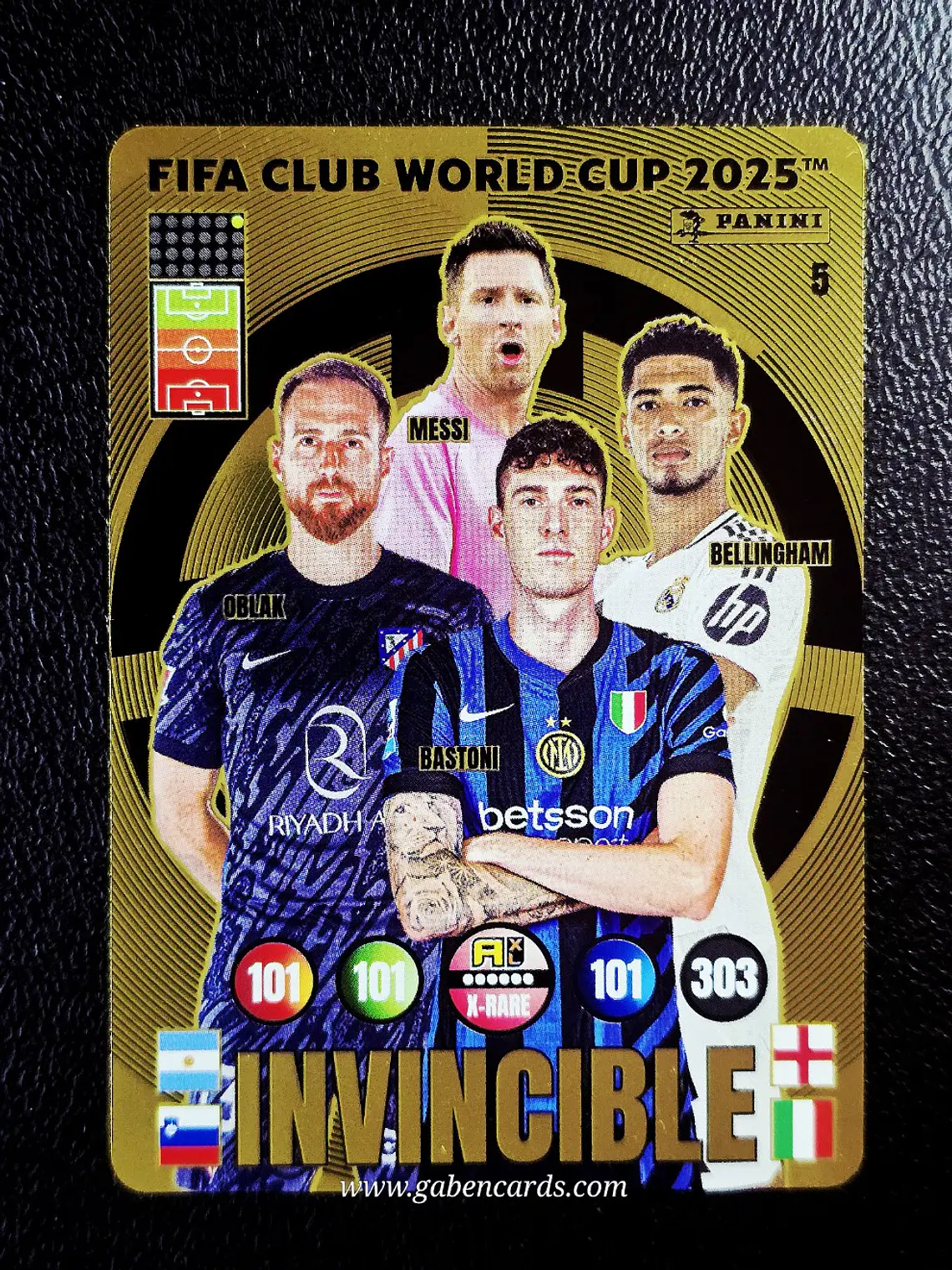 Lionel Messi, Jan Oblak, Jude Bellingham, Alessandro Bastoni 1