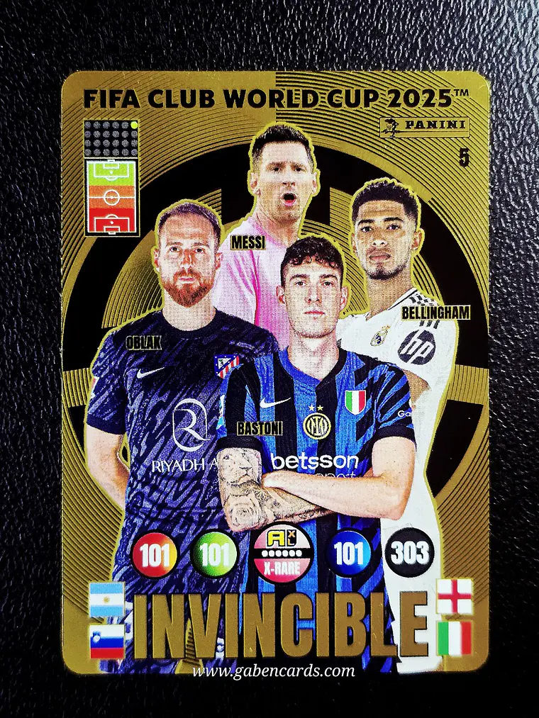 Lionel Messi, Jan Oblak, Jude Bellingham, Alessandro Bastoni 1