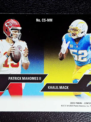  Patrick Mahomes II, Khalil Mack