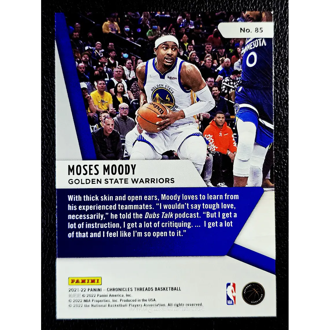 Moses Moody/Threads 2