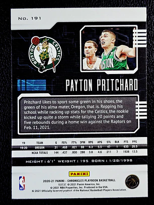 Payton Pritchard/Playbook