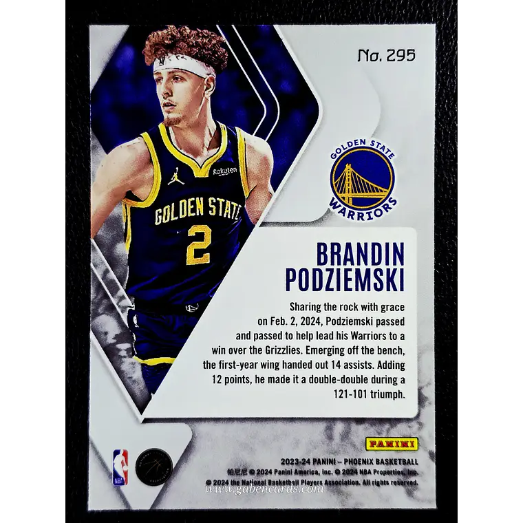 Brandin Podziemski 2