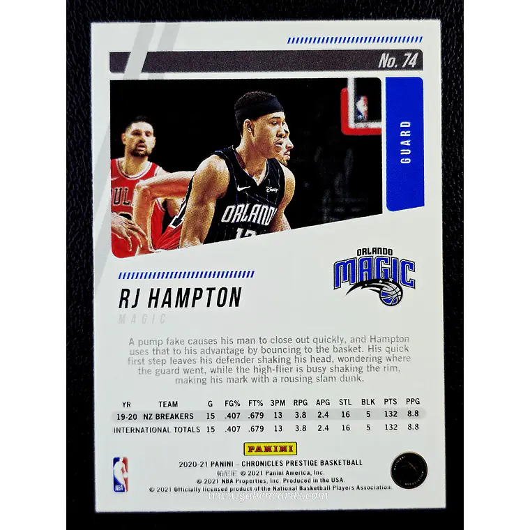 RJ Hampton RC/Prestige 2
