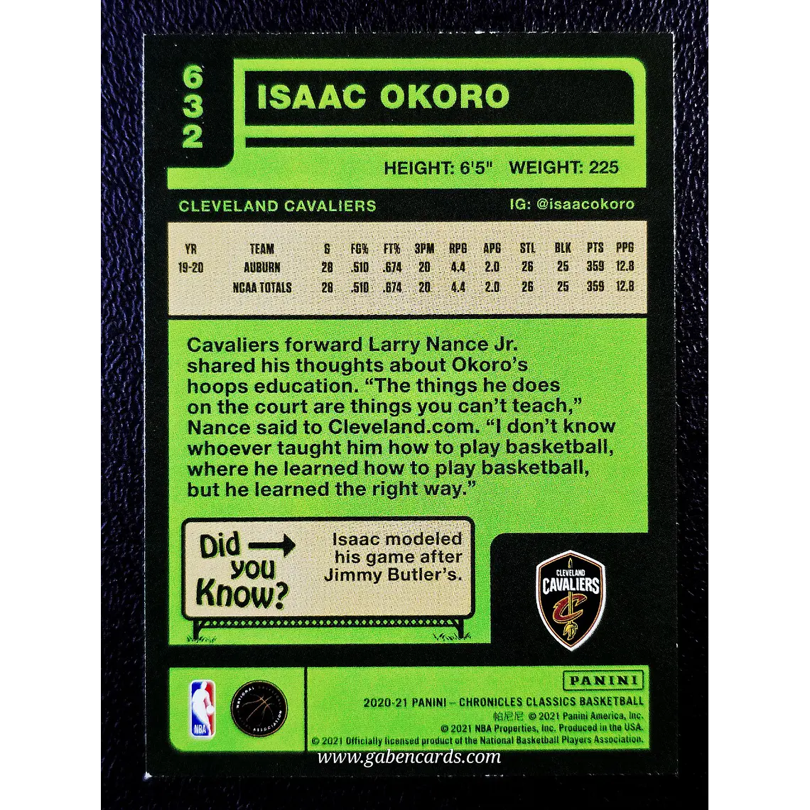 Isaac Okoro/Classics 2