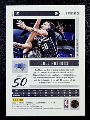 Cole Anthony/Luminance