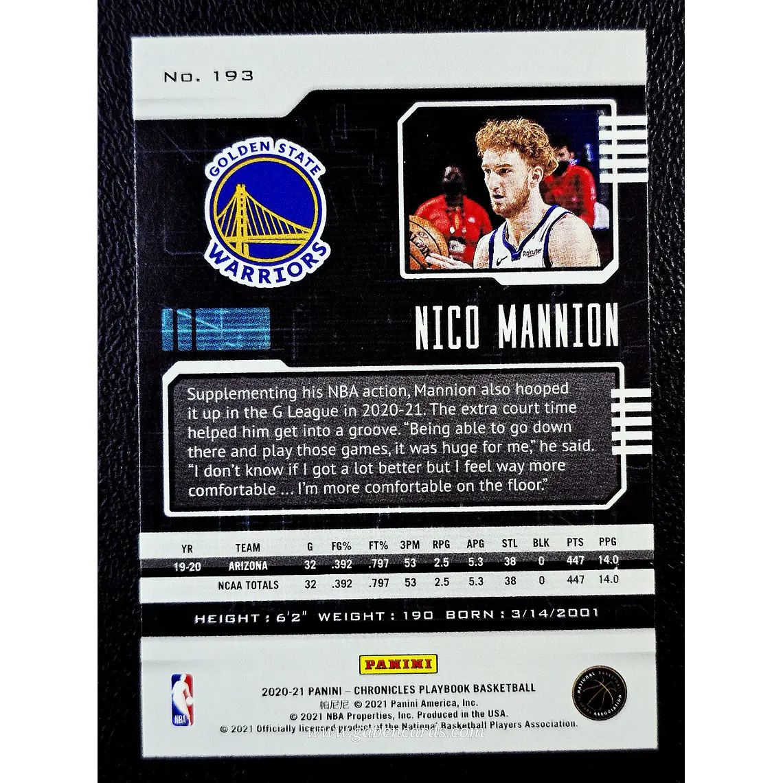 Nico Mannion/Playbook 2