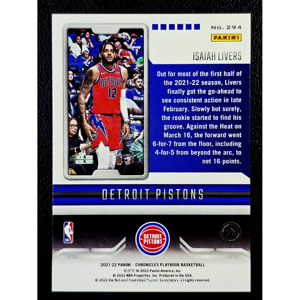  Isaiah Livers/Playbook 2