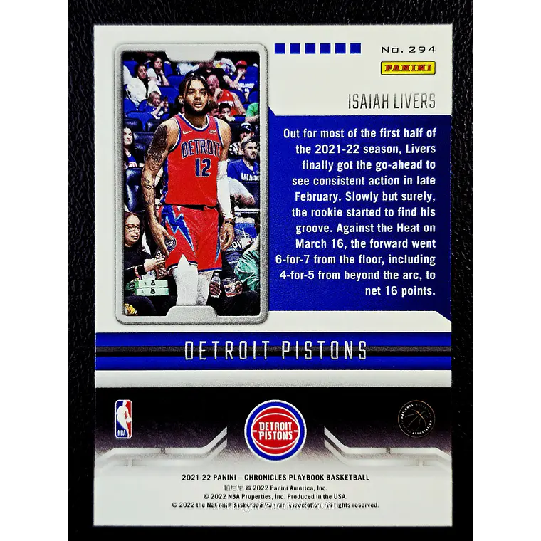 Isaiah Livers/Playbook 2