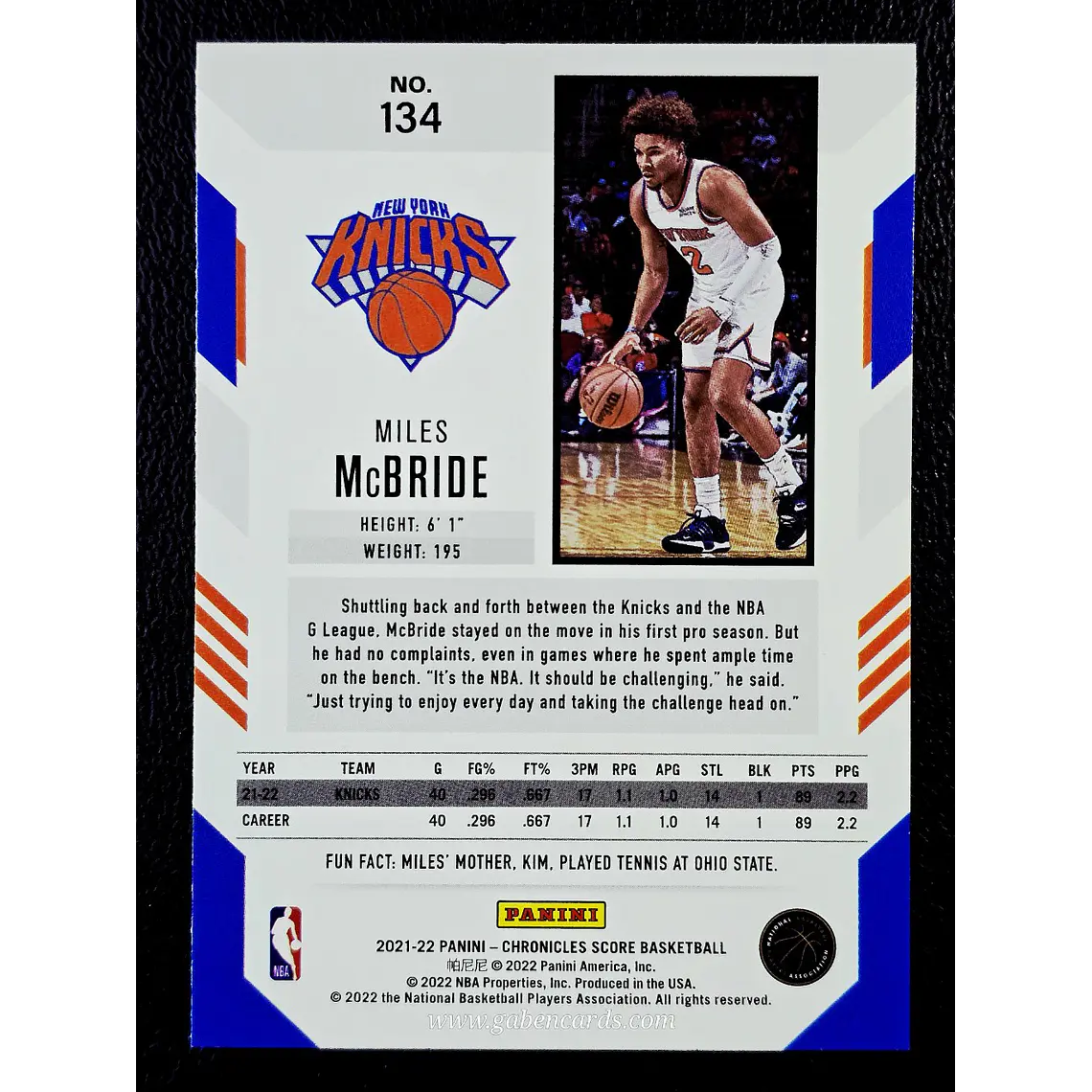 Miles McBride/Score 2