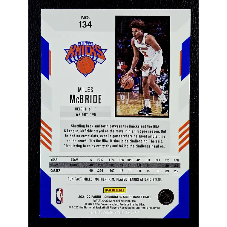 Miles McBride/Score 2