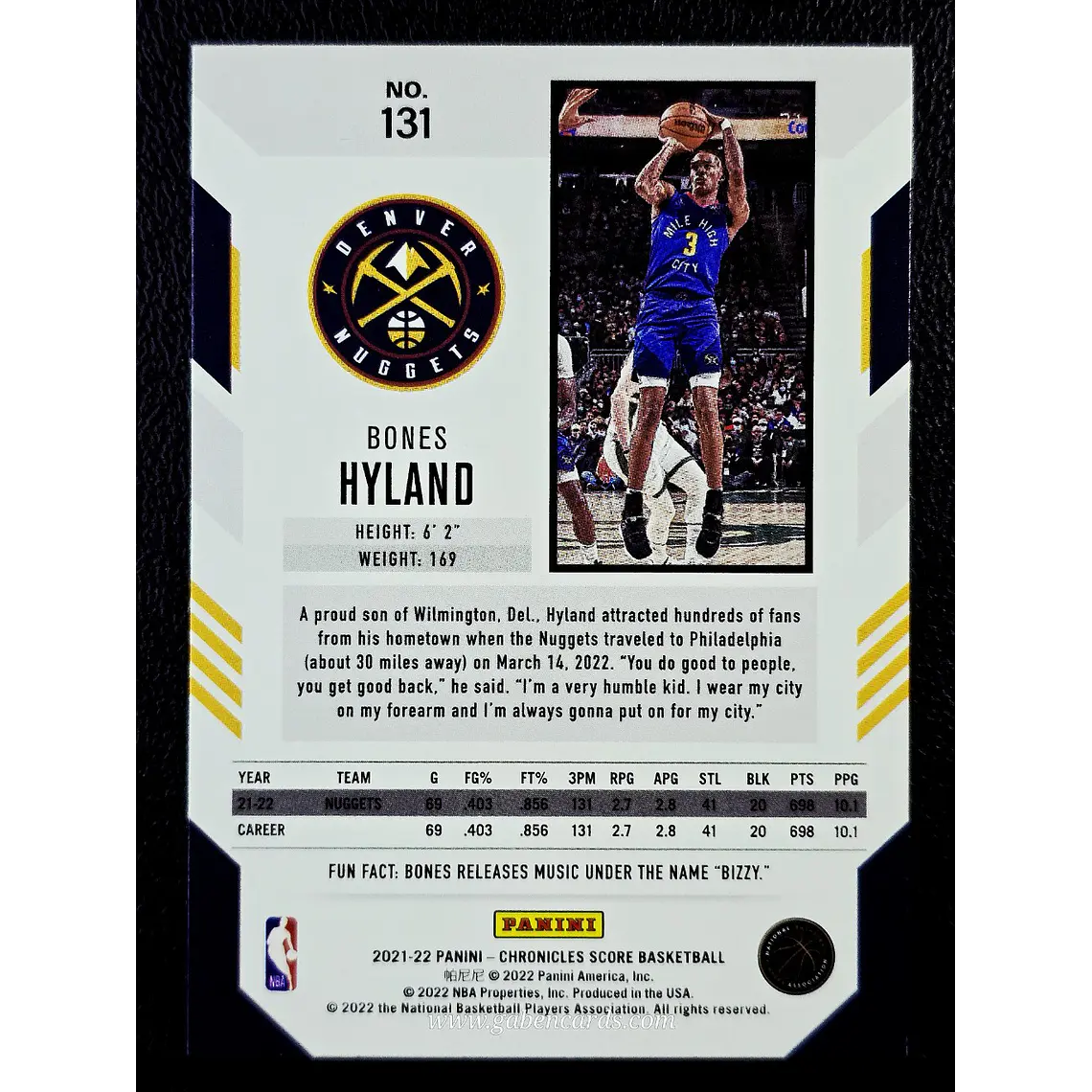Bones Hyland/Score 2