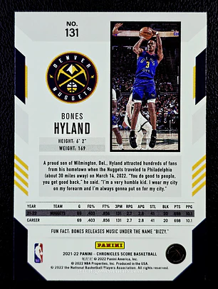 Bones Hyland/Score
