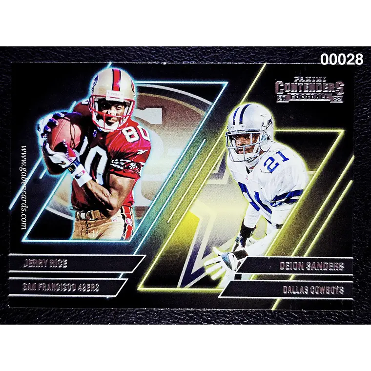 Deion Sanders, Jerry Rice  1