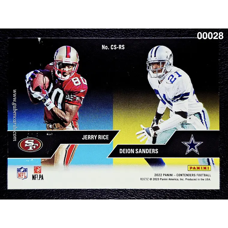 Deion Sanders, Jerry Rice  2