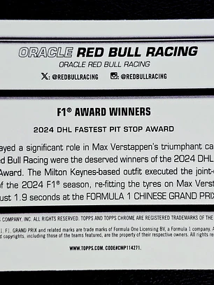 Oracle Red Bull Racing AW
