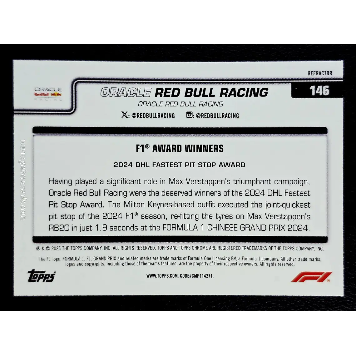 Oracle Red Bull Racing AW 2