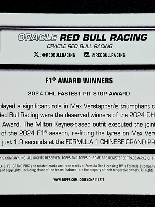 Oracle Red Bull Racing AW