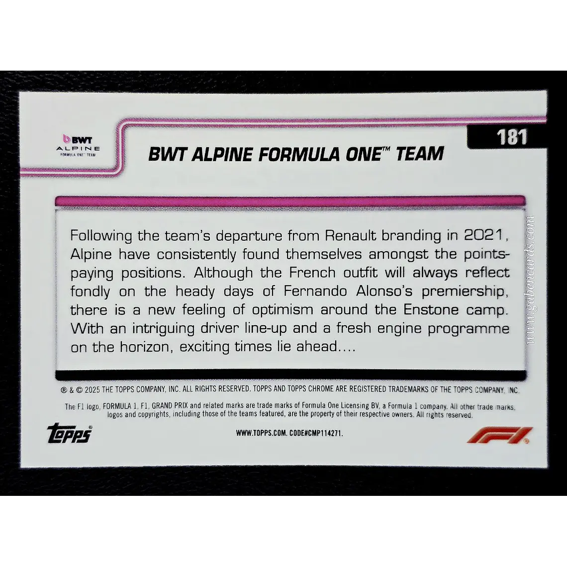 BWT Alpine Formula One Team LOGO 2