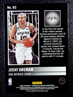 Jeremy Sochan/Pinnacle