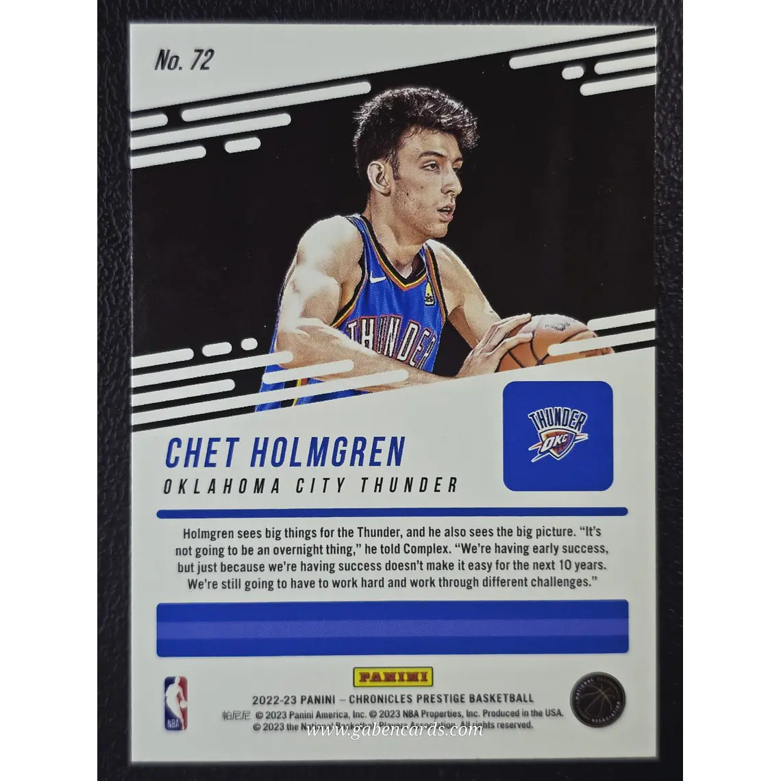 Chet Holmgren/Prestige 2