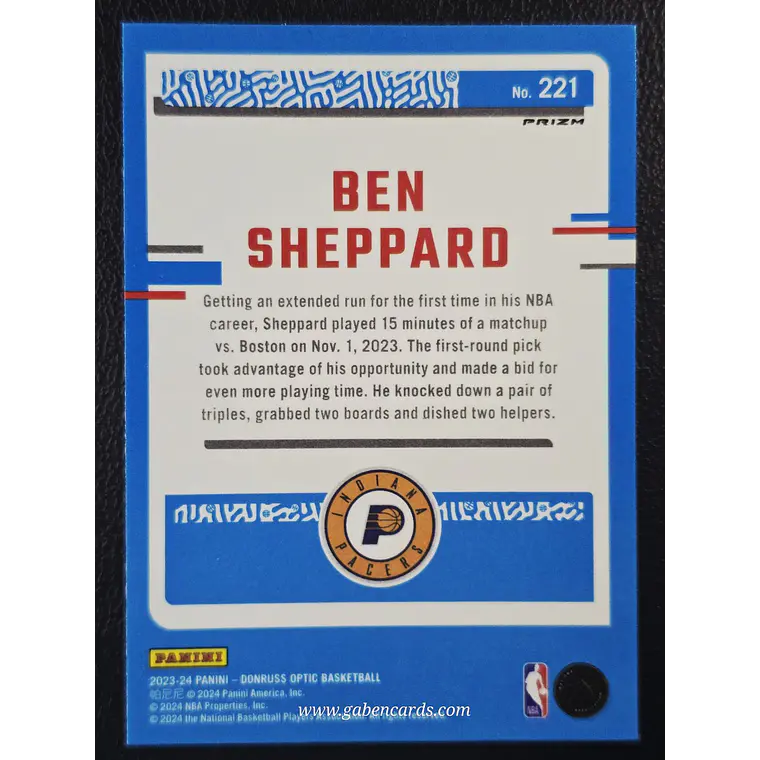 Ben Sheppard  2