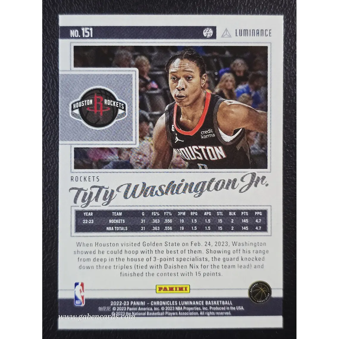 TyTy Washington Jr./Luminance 2