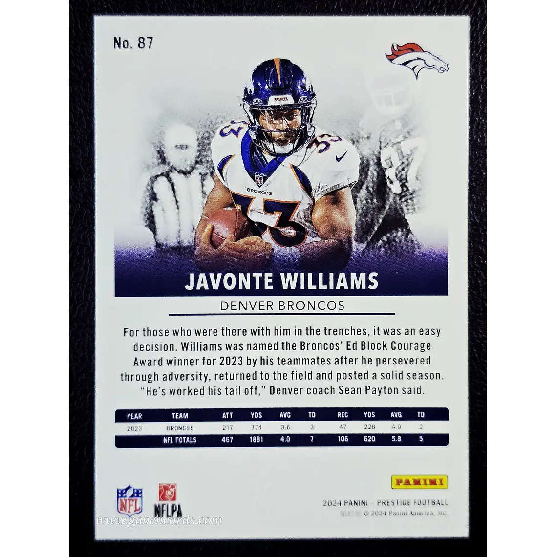 Javonte Williams 2