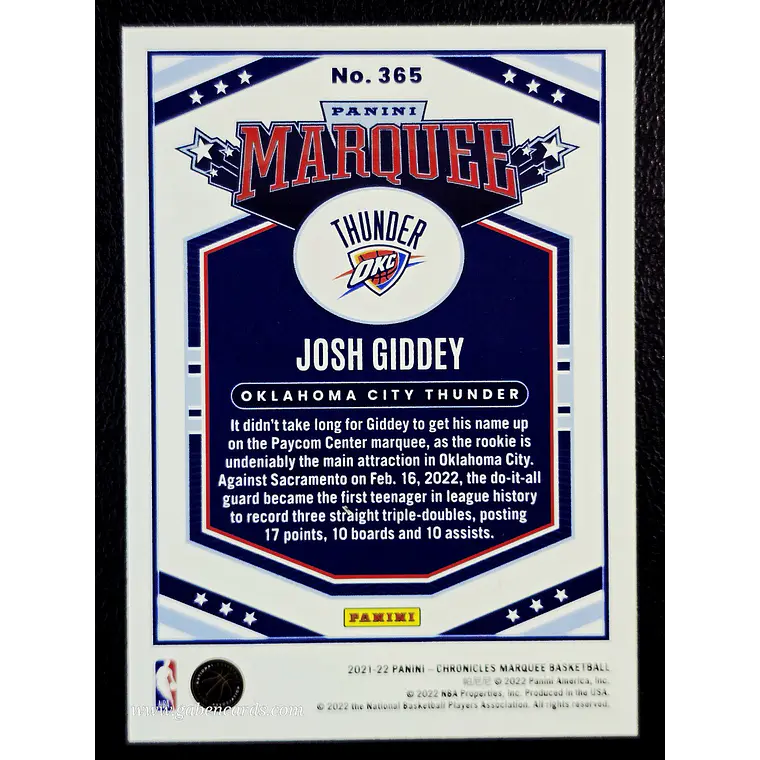 Josh Giddey/Marquee 2