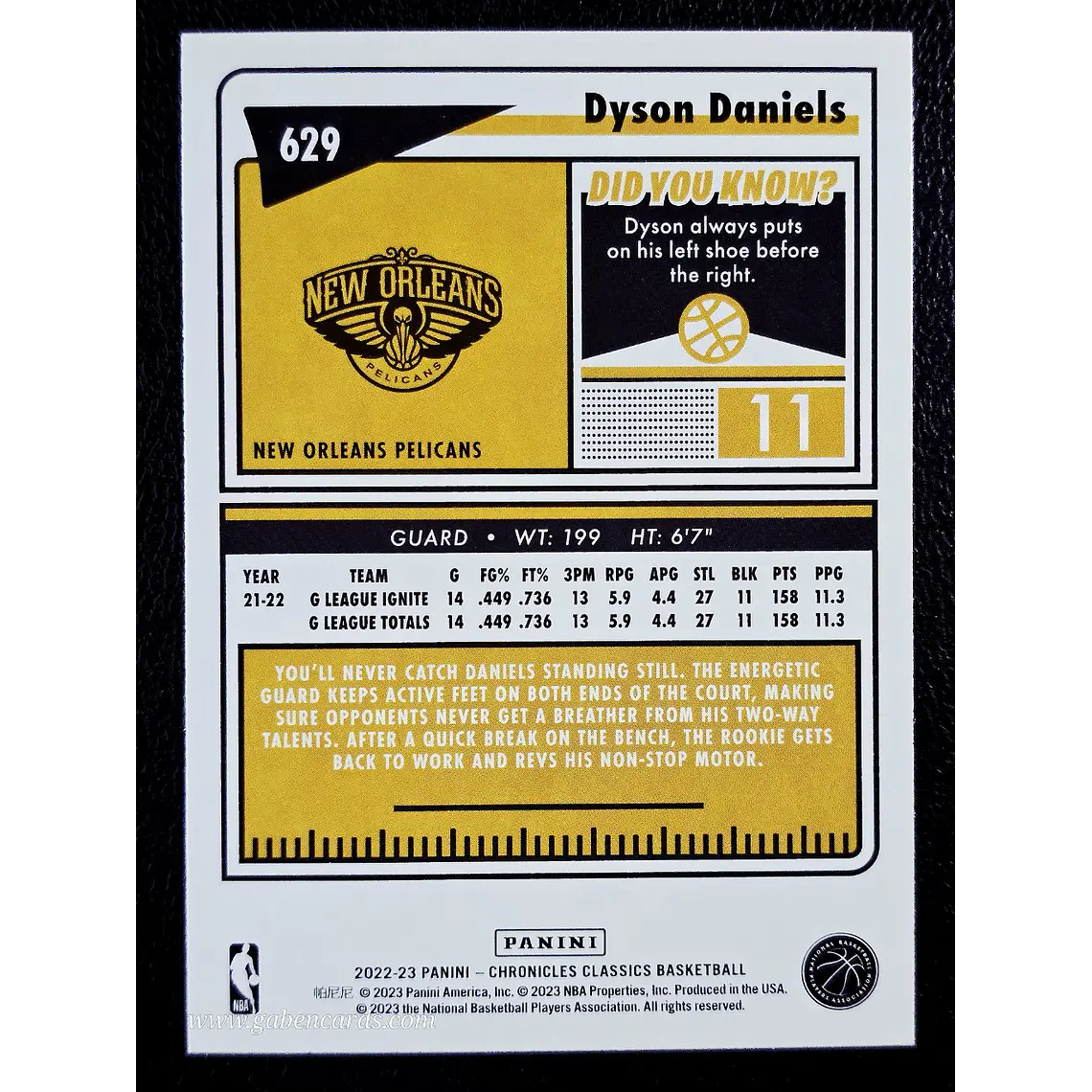 Dyson Daniels/Classics 2