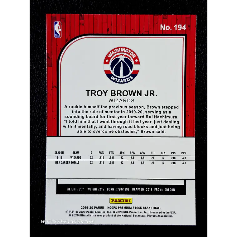Troy Brown Jr. 2