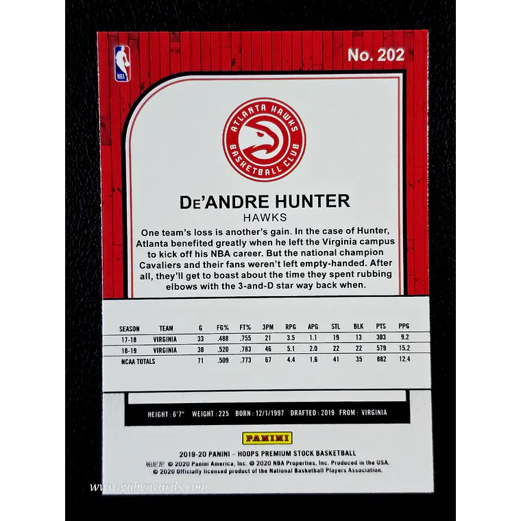 De'Andre Hunter  2